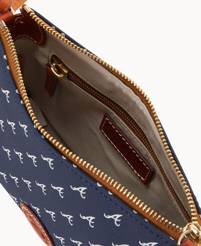 MLB Braves Crossbody Pouchette