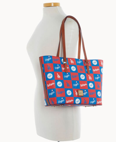 MLB Dodgers Zip Tote