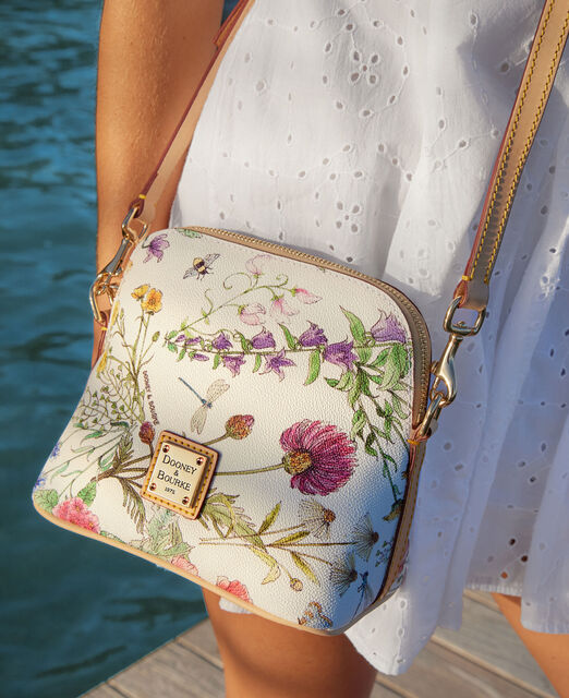 Botanical Collection Zip Domed Crossbody