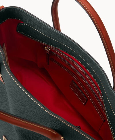 Pebble Grain Large Handle Tote