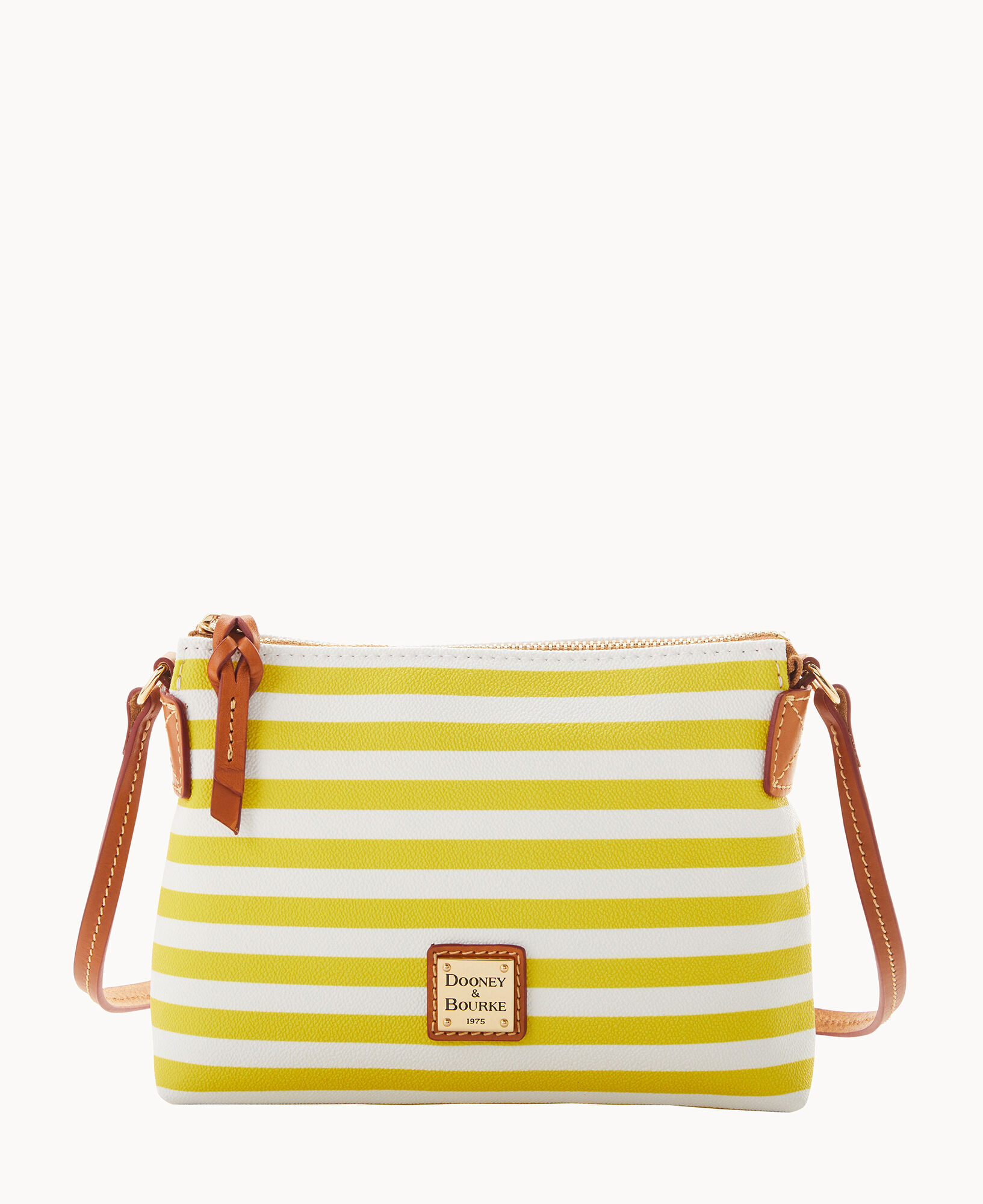sullivan coated cotton large framed purse