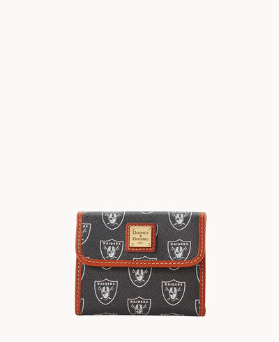 NFL Raiders Flap Credit Card Wallet