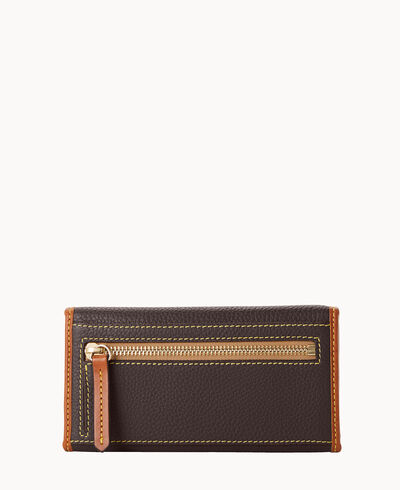 Pebble Grain Continental Clutch