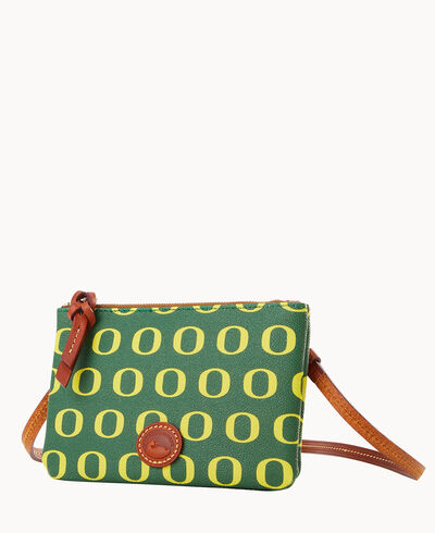 Collegiate University of Oregon Top Zip Crossbody
