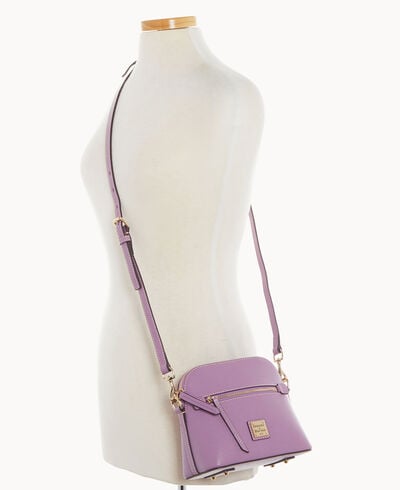 Saffiano Domed Crossbody