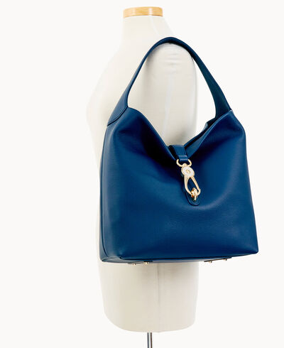 Belvedere Logo Lock Shoulder Bag