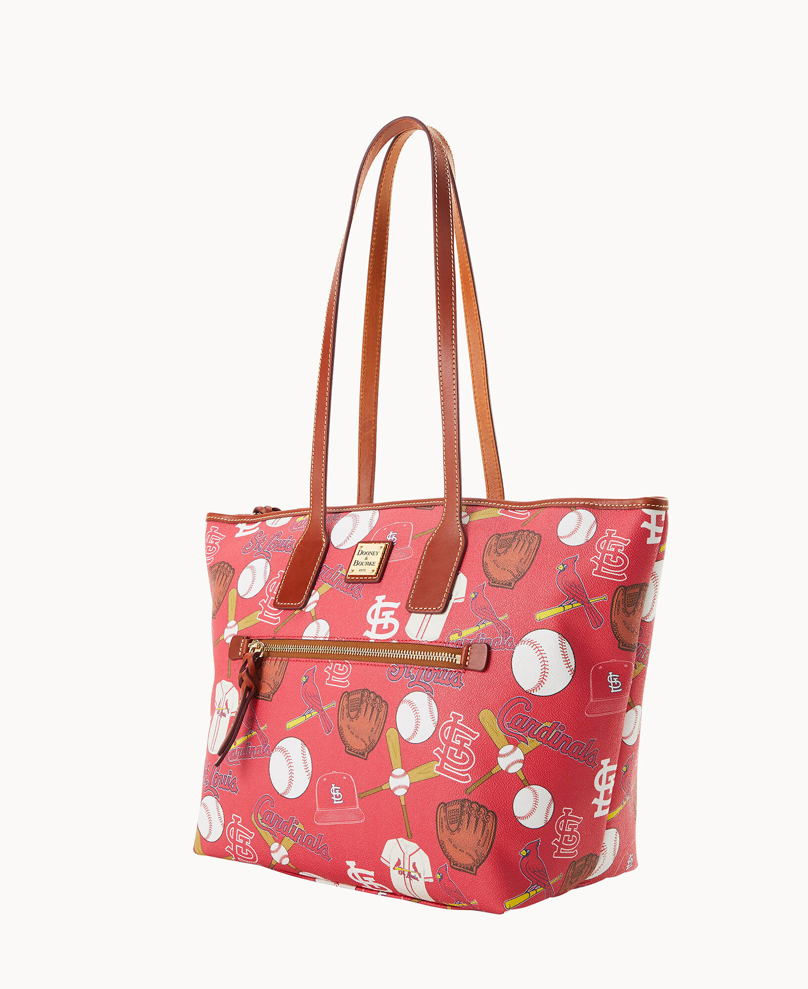 Dooney and bourke red tote store