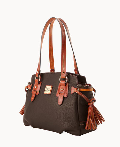 Pebble Grain Small Winged Shopper