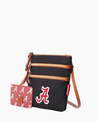 Collegiate University of Alabama North South Triple Zip w ID Holder