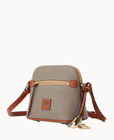 Pebble Grain Mini Domed Crossbody