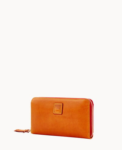 Florentine Large Zip Around Wristlet