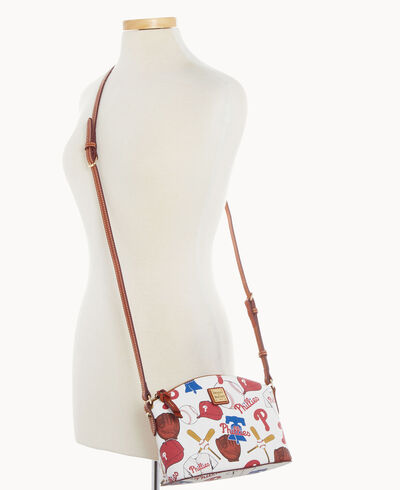 MLB Phillies Suki Crossbody Med Wristlet
