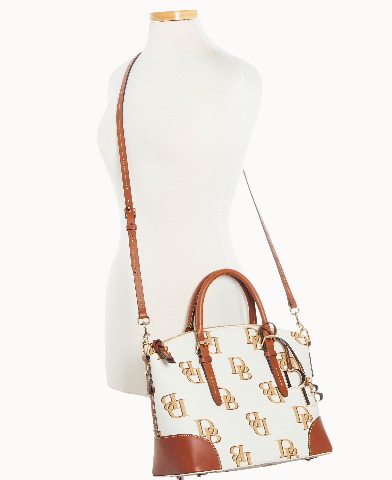 Dooney and bourke white satchel deals