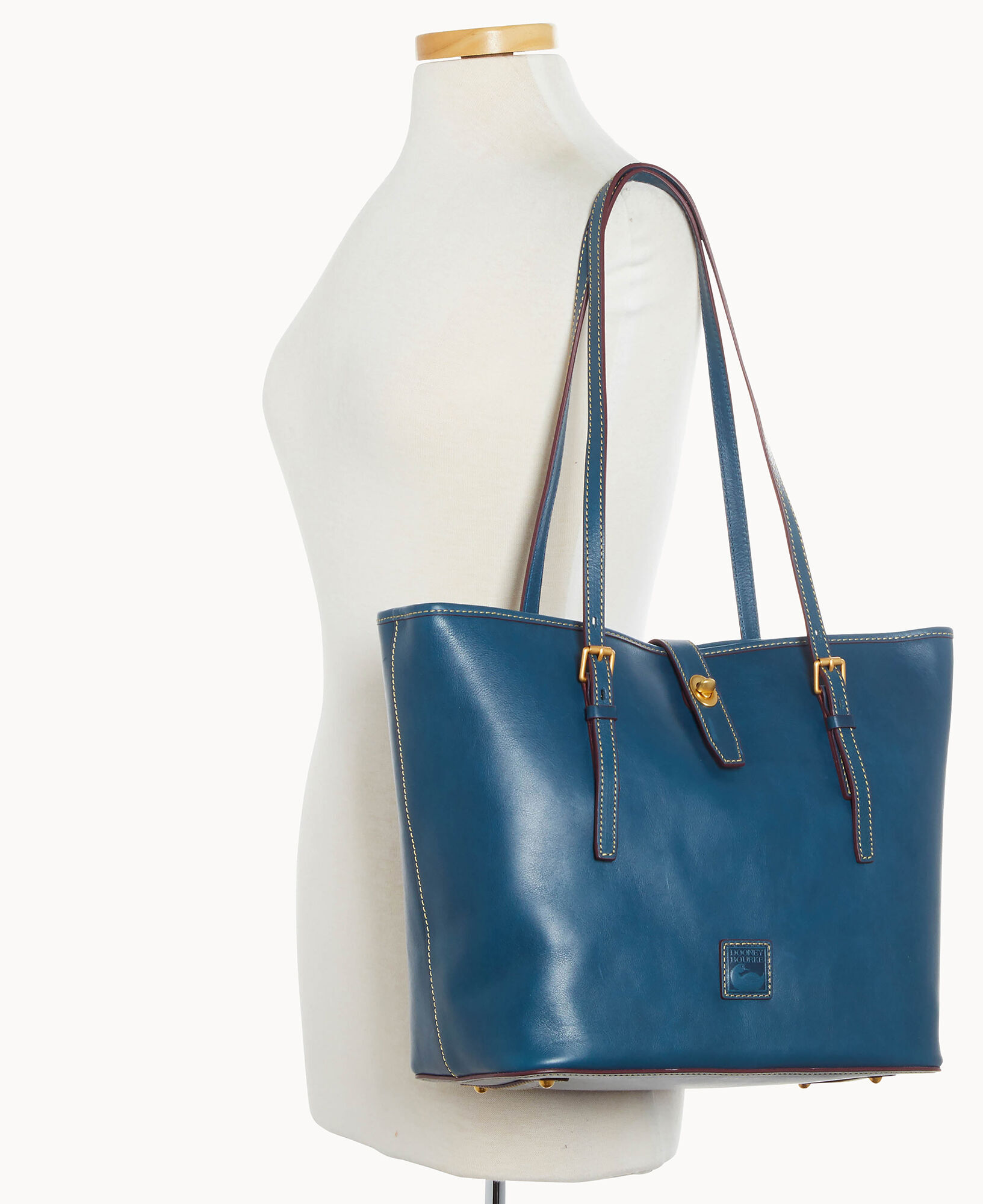 Dooney and bourke blue online tote