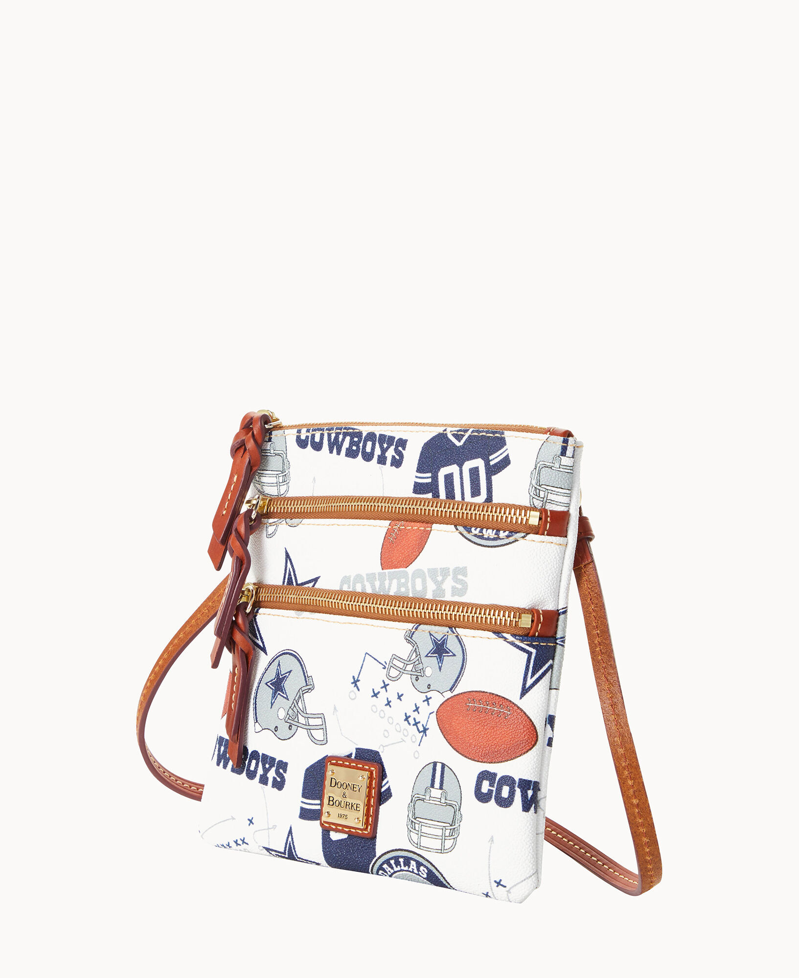 Dooney Bourke NFL Cowboys N S Triple Zip Crossbody
