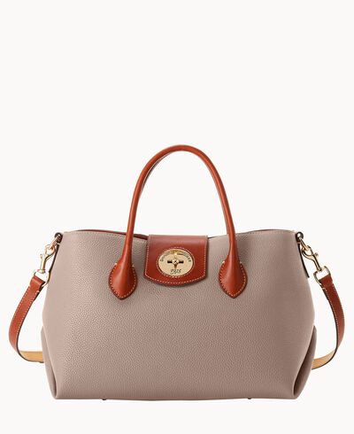 Pebble Turnlock Handle Tote 30