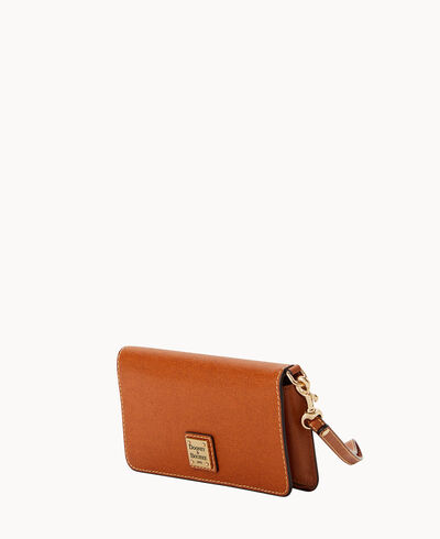 Saffiano Fey Phone Wristlet