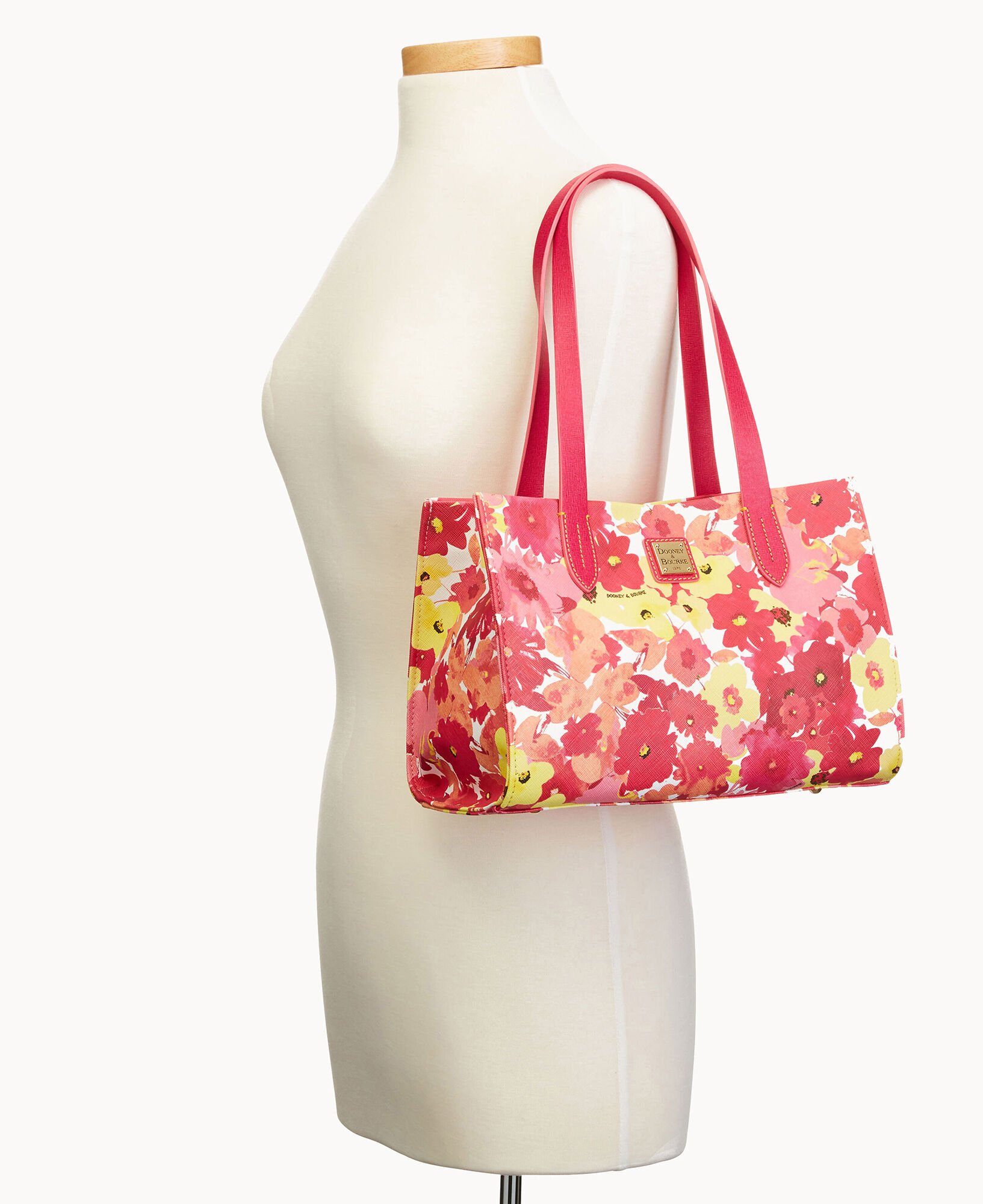 Dooney Bourke Somerset Watercolor Sm Shopper Med Wristlet