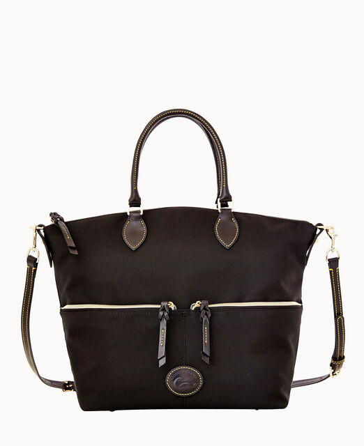 Nylon Large Pocket Satchel