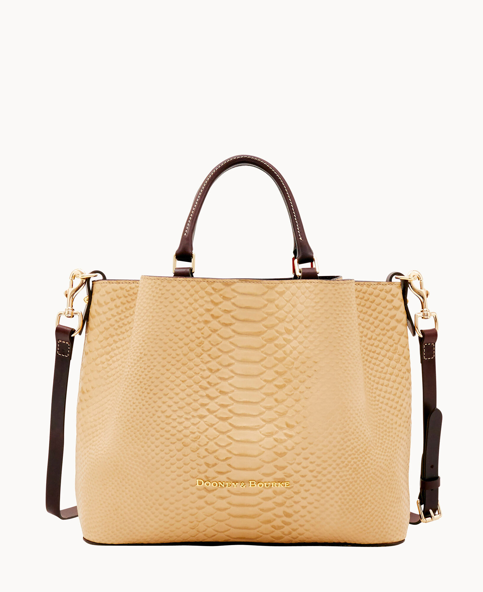 Large barlow embossed leather tote online