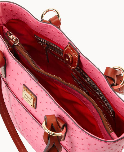 Ostrich Small Gretchen Tote