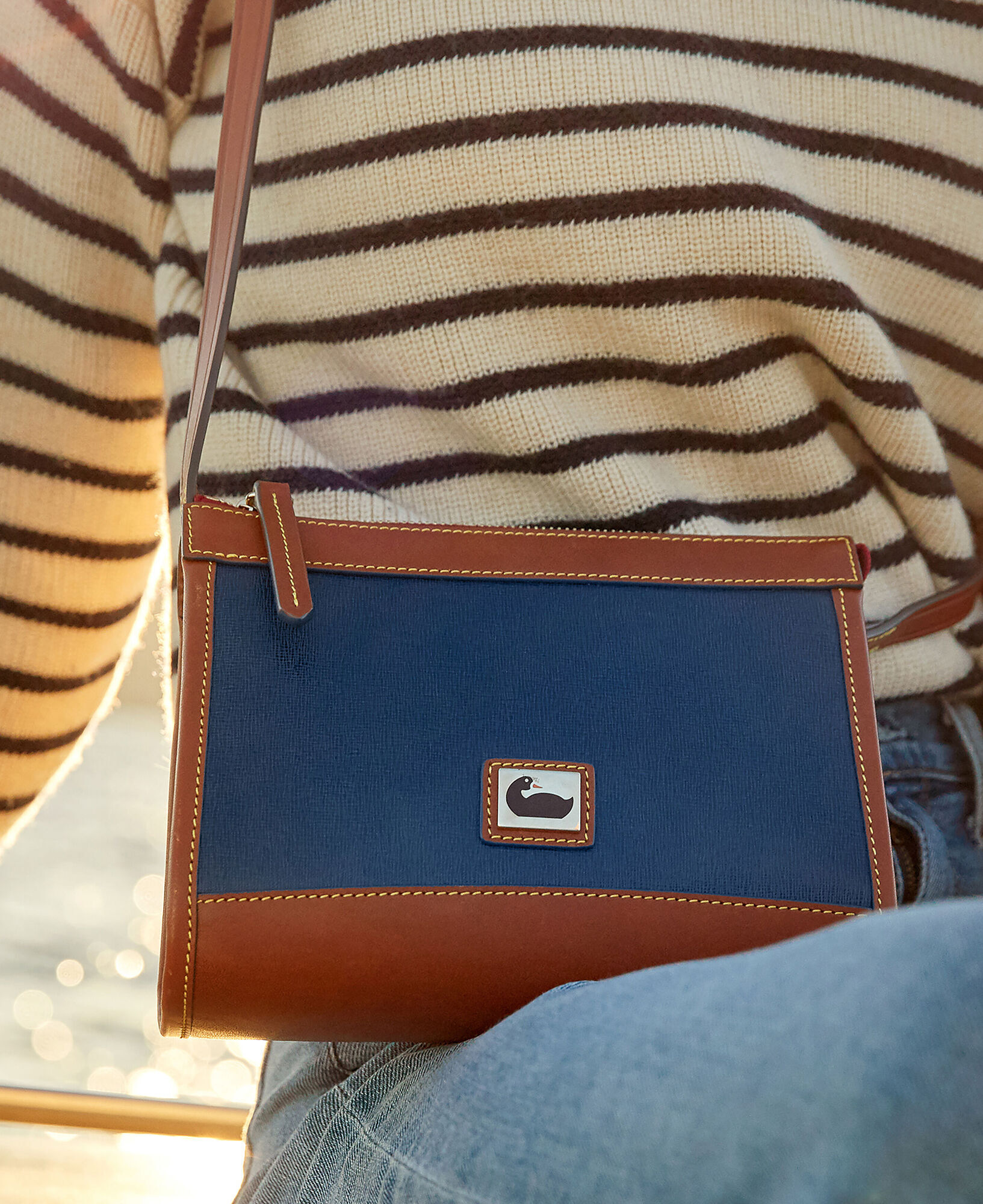Camden saffiano zip crossbody 2025