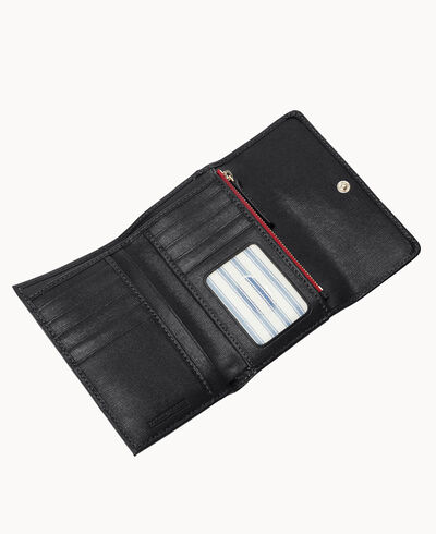 Camden Saffiano Flap Wallet