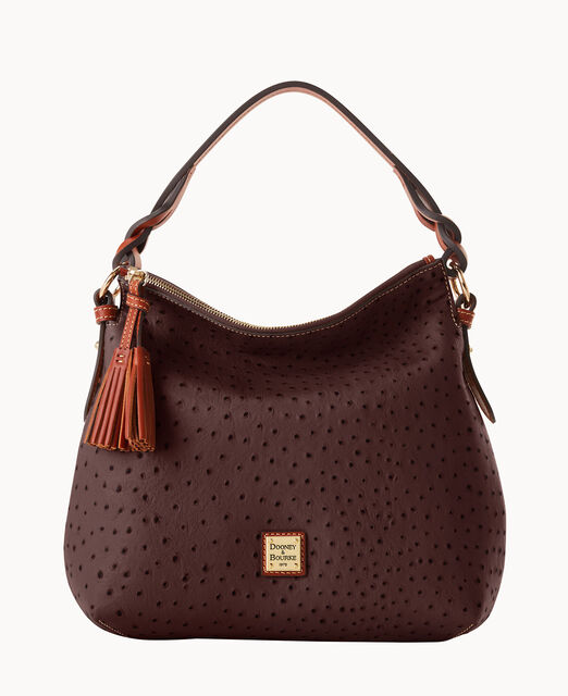 Ostrich Twist Strap Hobo