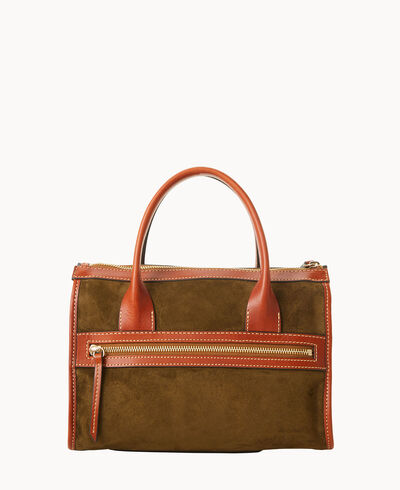 Suede Small Satchel