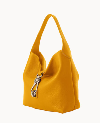 Pebble Grain Small Logo Lock Sac