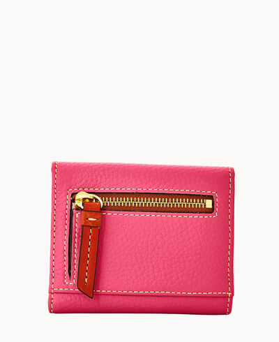 Pebble Grain Small Flap Wallet