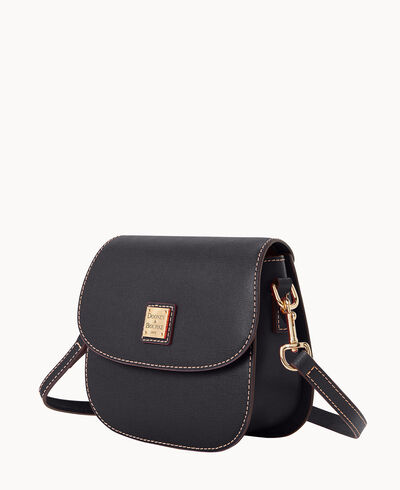Saffiano Saddle Crossbody