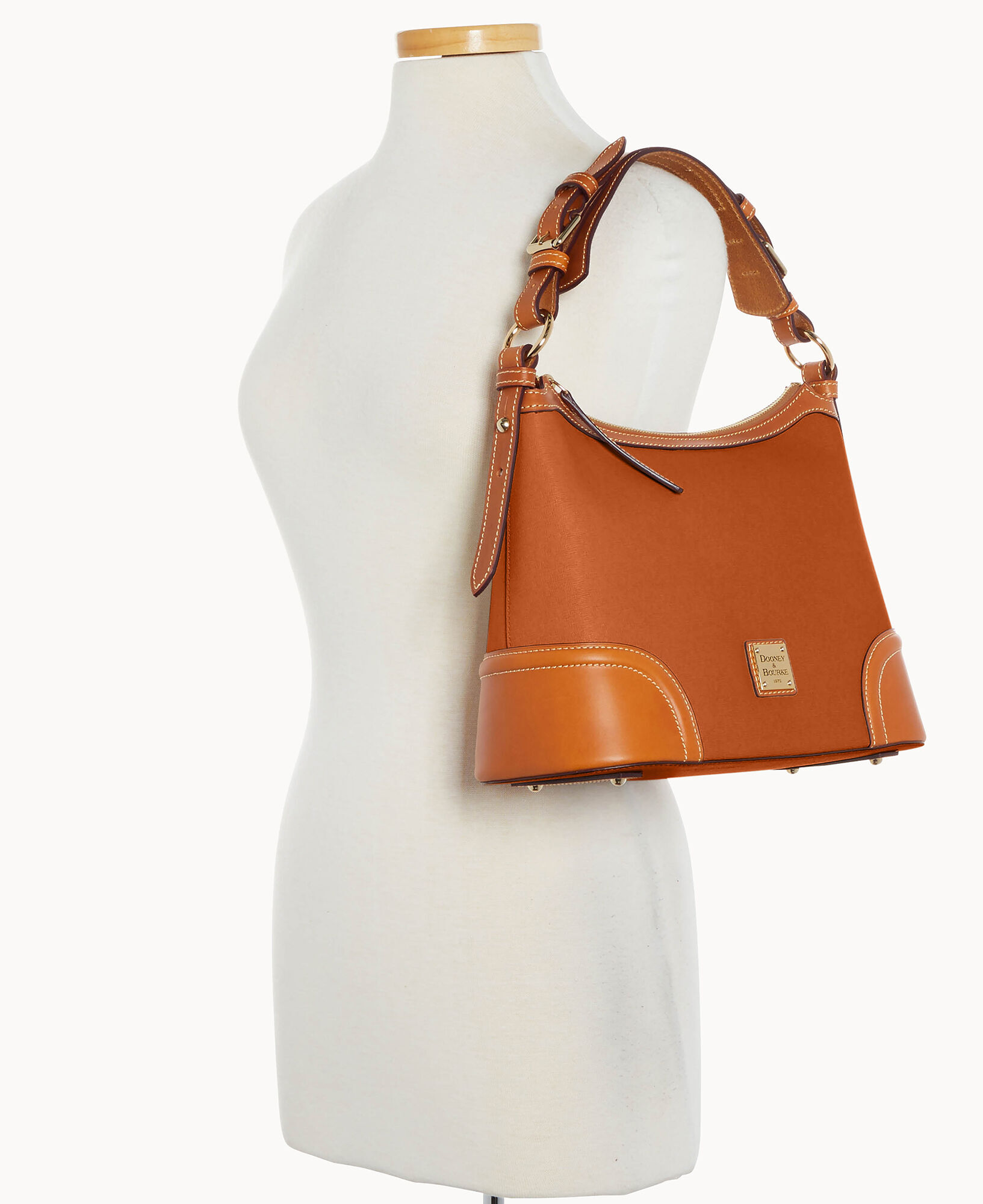 Dooney & deals bourke saffiano hobo