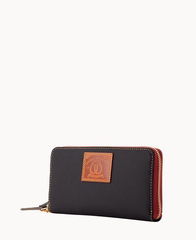 Western Large Zip Around Wristlet