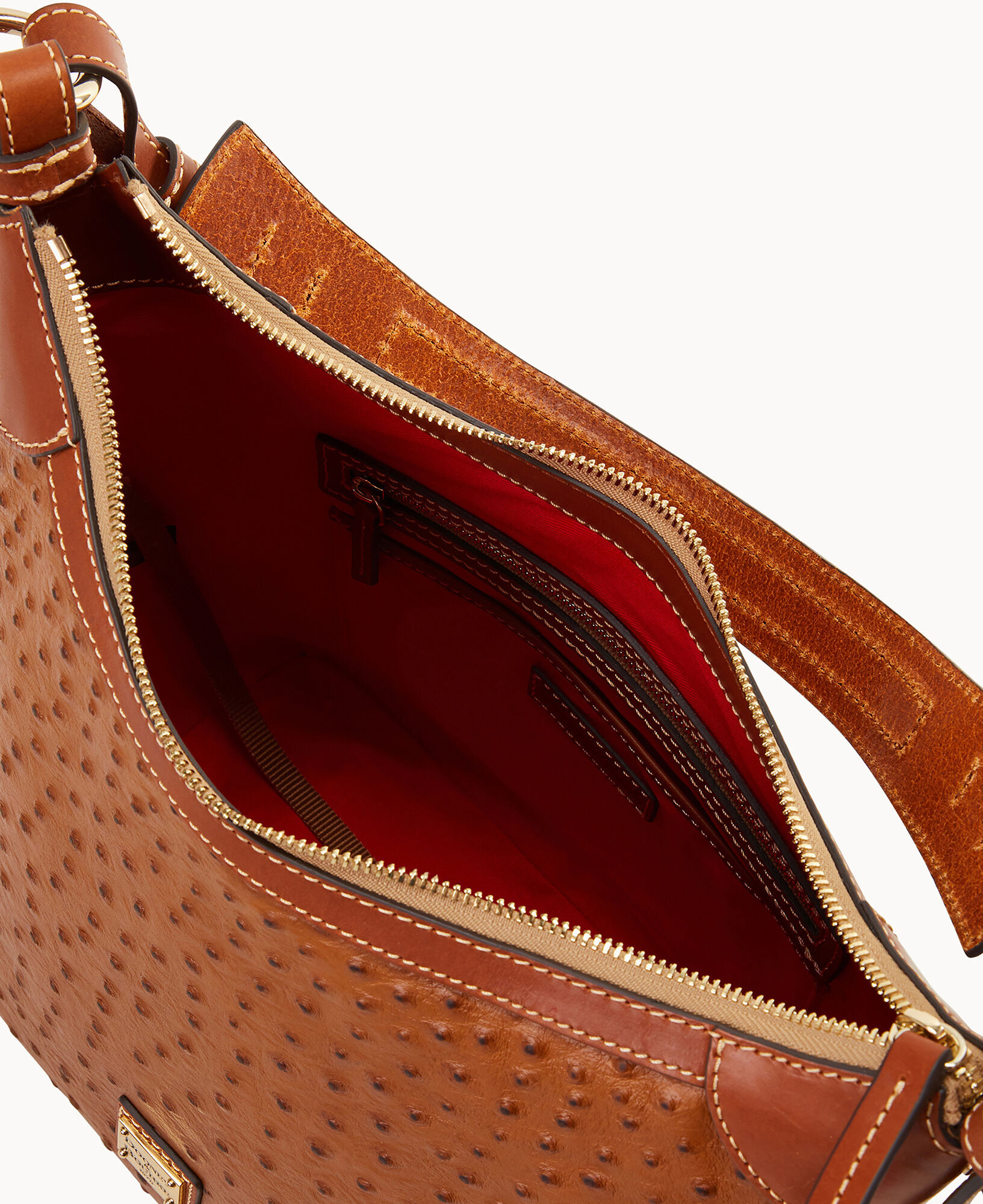 Dooney and bourke ostrich hobo clearance