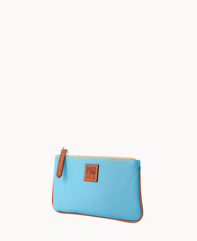 Pebble Grain Medium Wristlet