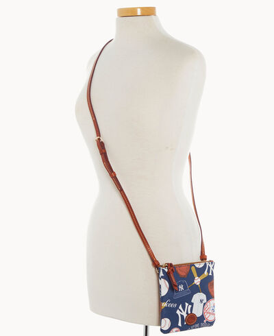 MLB Yankees Small North South Top Zip Crossbody