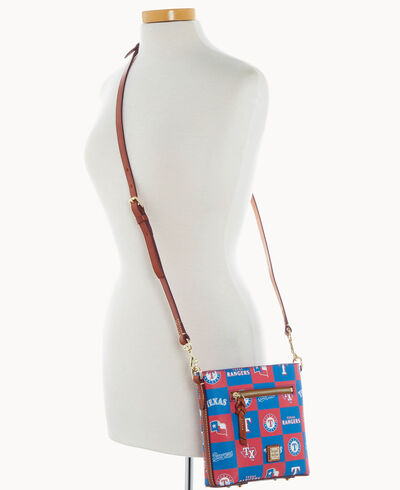MLB Rangers Small Zip Crossbody