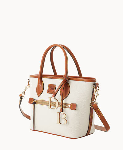 Pebble Grain Small Handle Tote