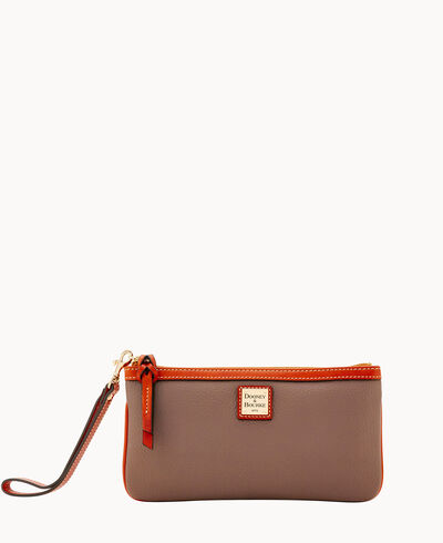 Pebble Grain Clutch Wristlet