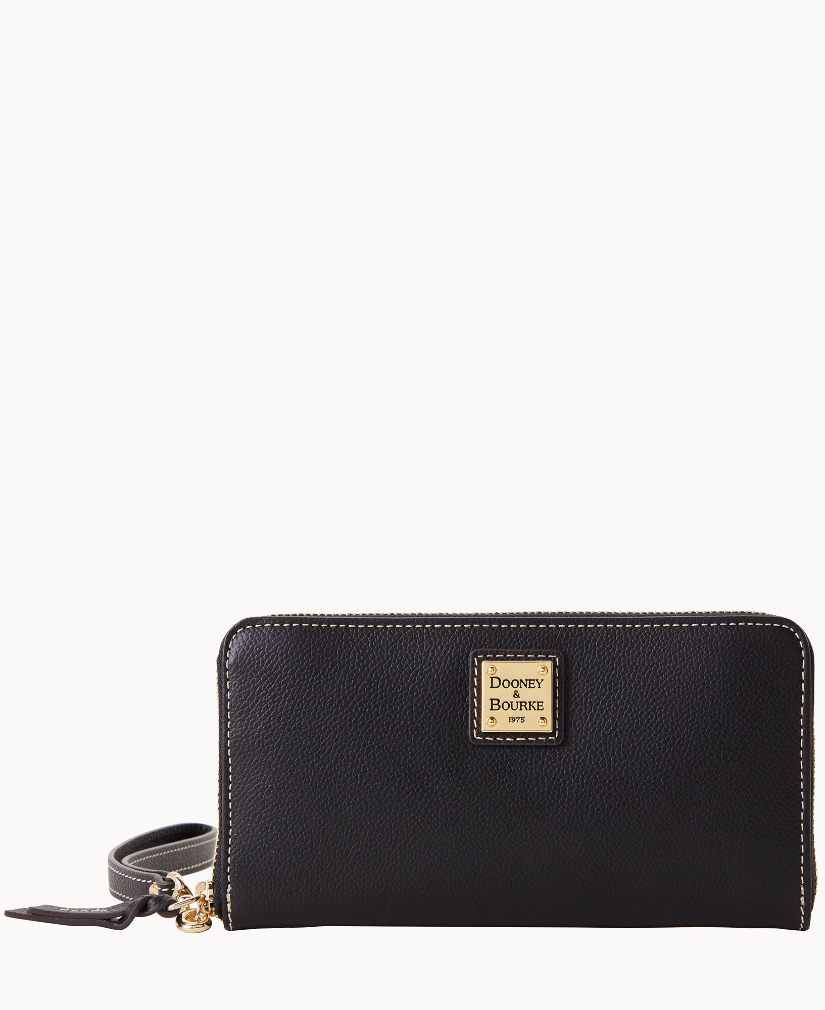 Dooney & bourke pebble grain large zip around wristlet 2025