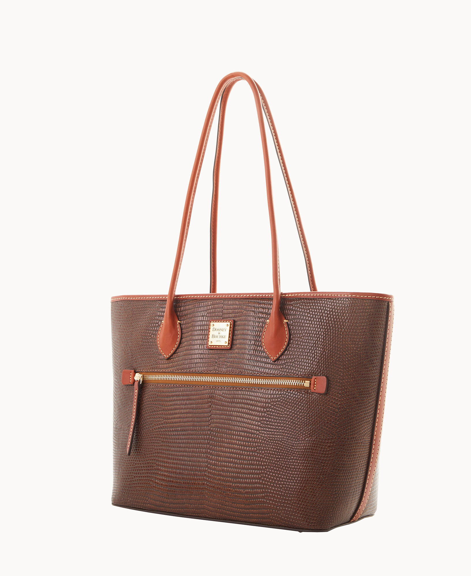 Dooney and bourke lizard embossed tote clearance