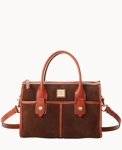 Suede Small Satchel