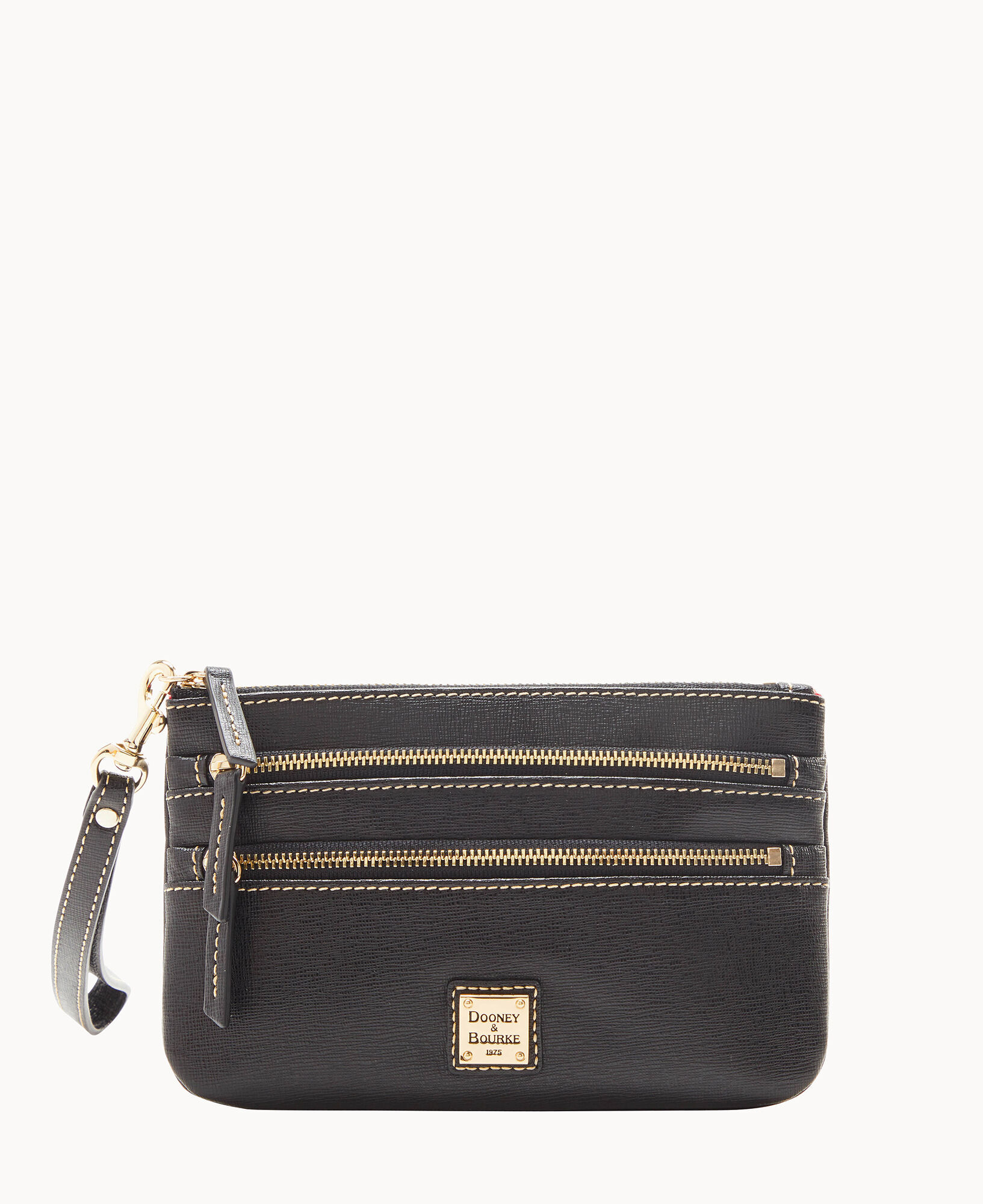 Dooney and bourke wristlet hot sale black