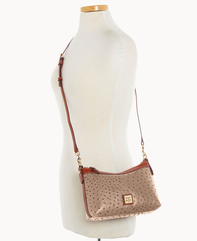 Ostrich Crossbody Pouch