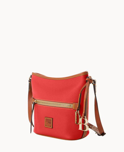 Pebble Grain Small Zip Sac