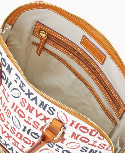 NFL Texans Zip Zip Satchel