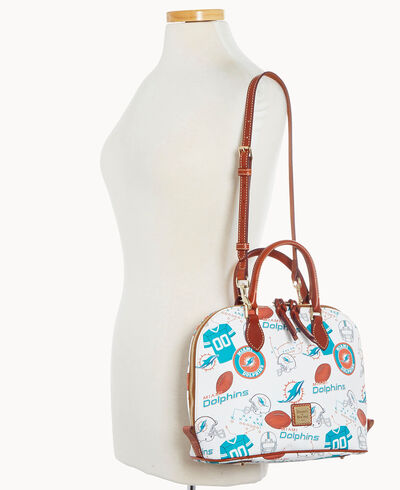 NFL Dolphins Zip Zip Satchel