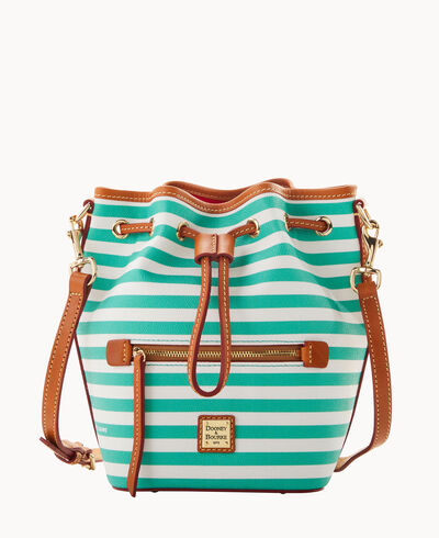Sullivan Coated Cotton Small Drawstring Crossbody