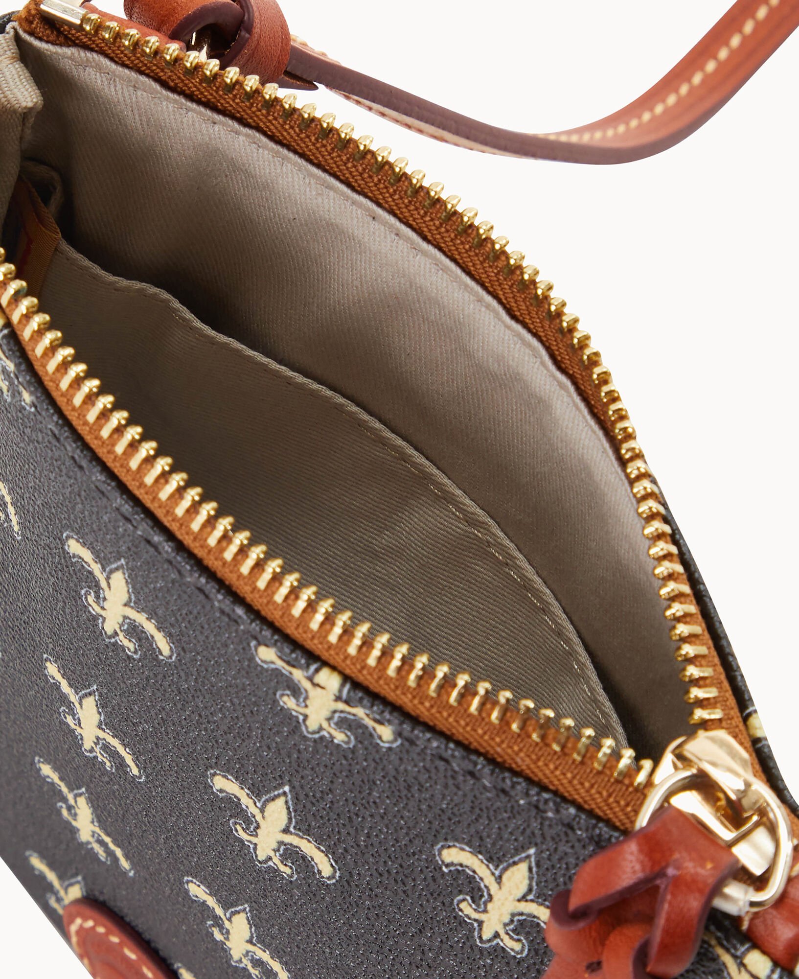 Dooney Bourke NFL Saints Small North South Top Zip Crossbody